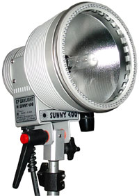 400W with standard reflector.