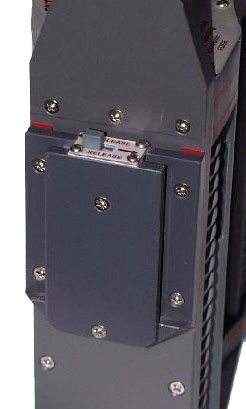 Lock Plate Fitted to Powerlight Battery